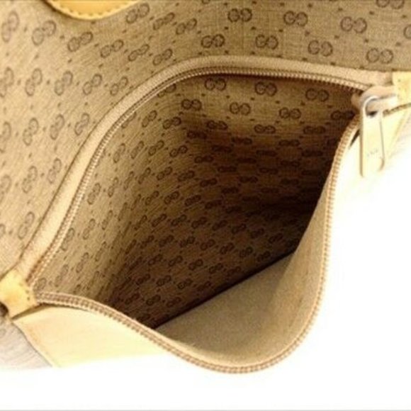 Gucci Tote bag Beige PVC Leather Woman unisex Authentic Used - Picture 7 of 9